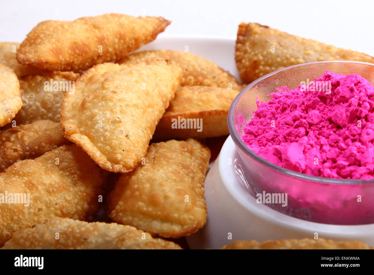 gujia special dish for holi festival in india Stock Photo Alamy