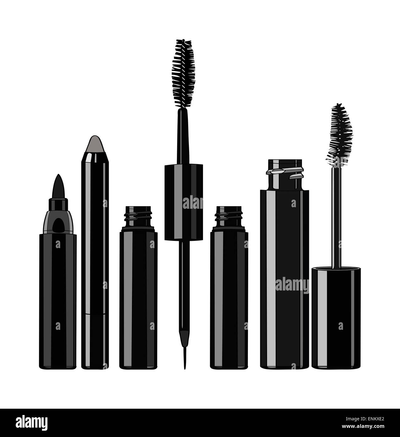 set of eye makeup Stock Photo Alamy