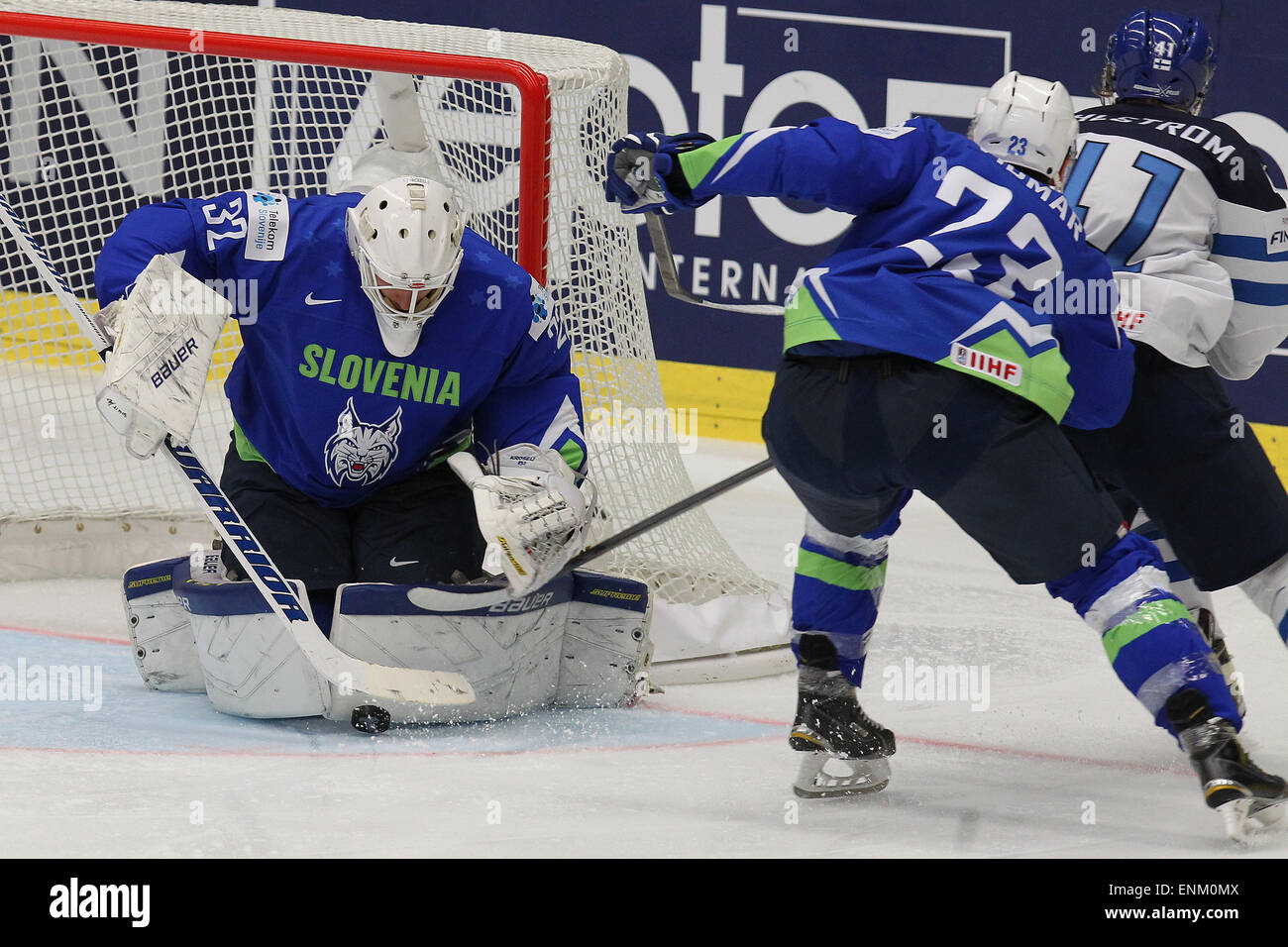 Slovenian hockey goalie Czech heritage emotional reaction What This Win Means for Slovenia