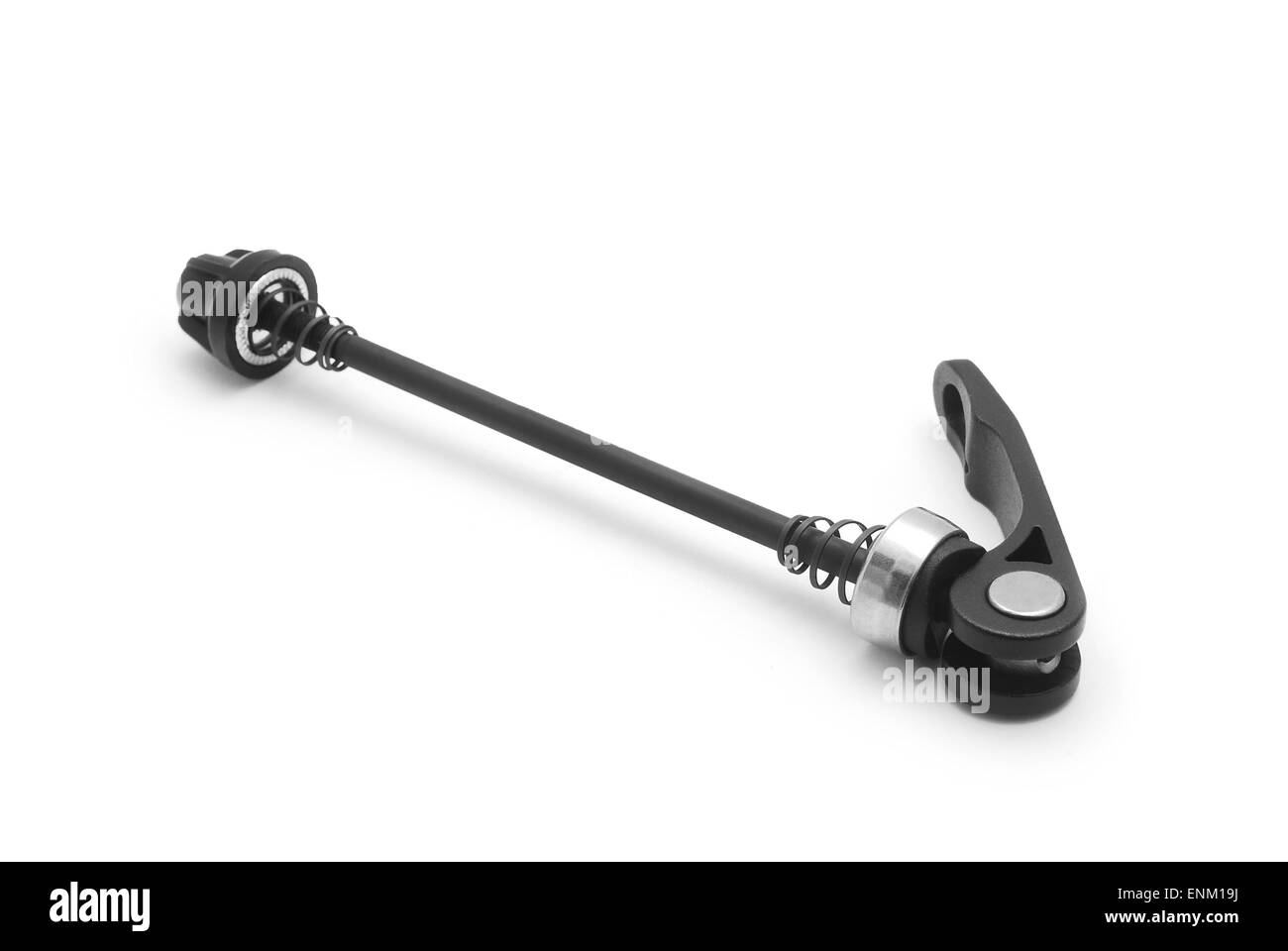 quick release bicycle wheel axle Stock Photo Alamy