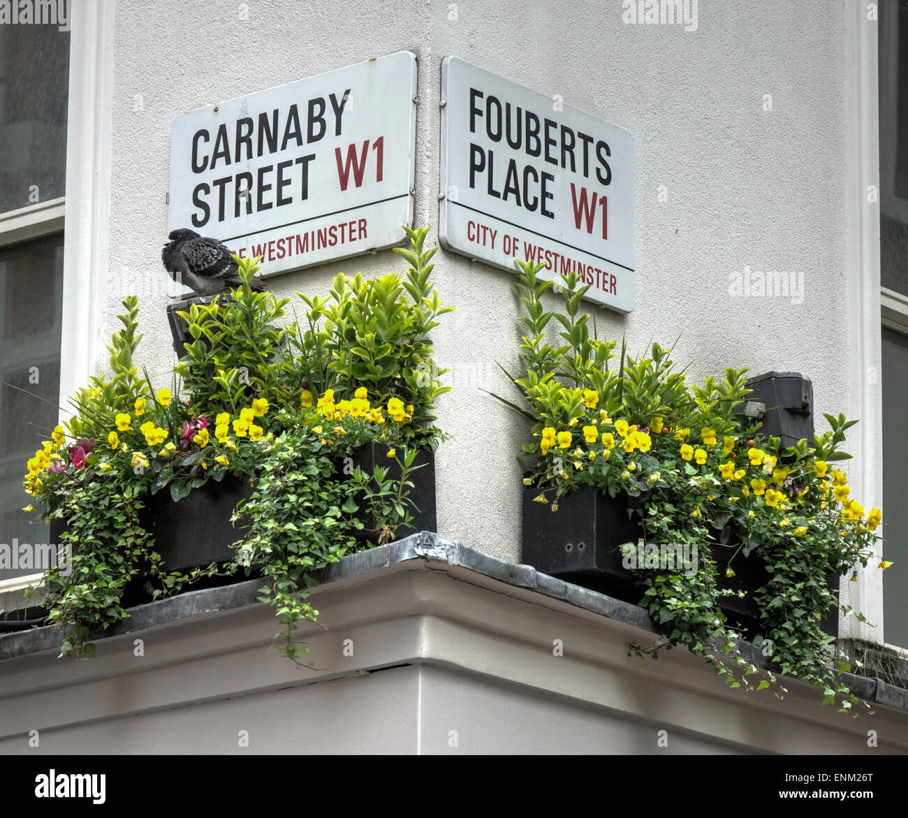 carnaby  street sign London Stock Photo