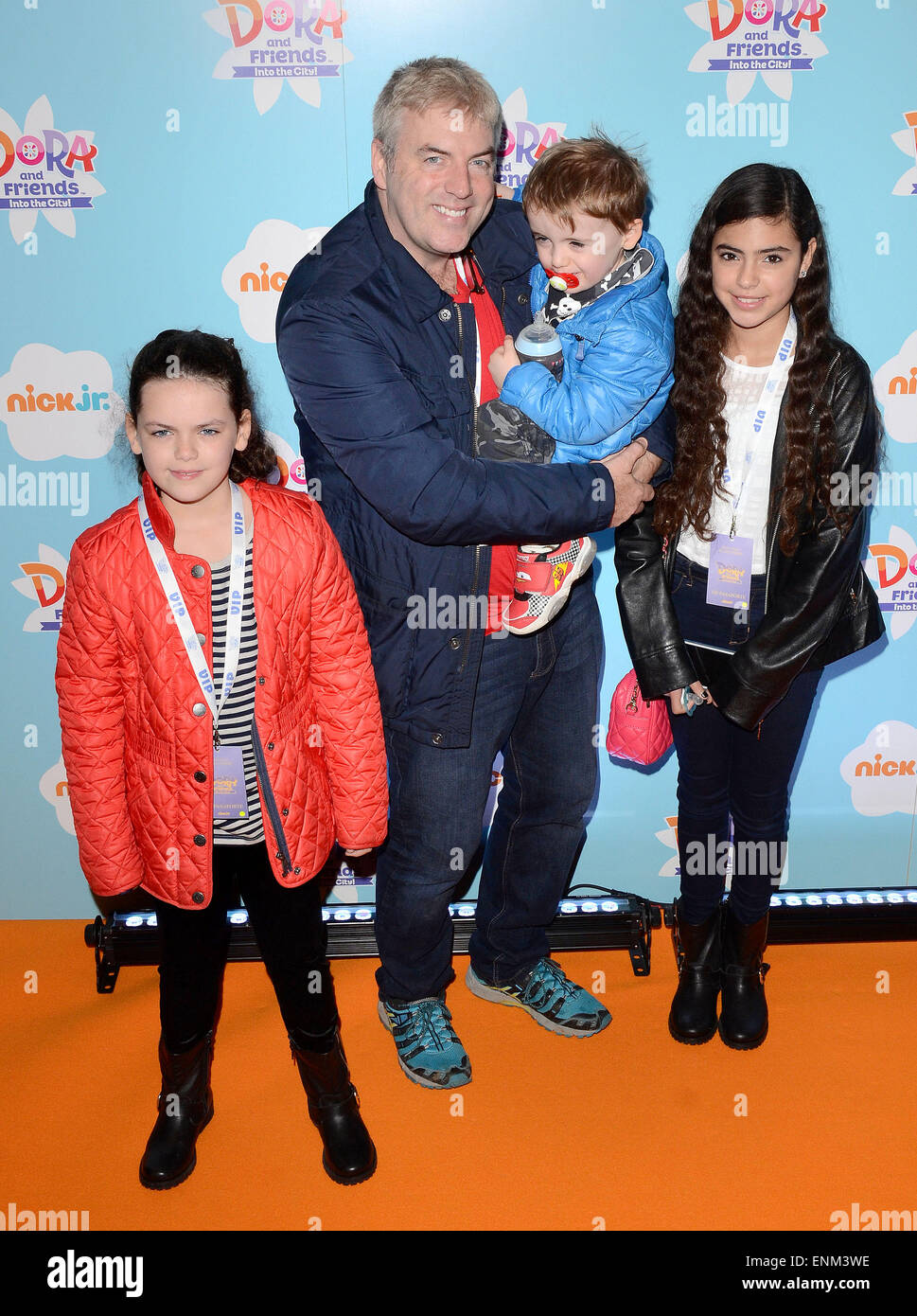 UK TV Premiere of Nickolodeon's 'Dora and Friends: into the City!' held at the Empire Cinema, Leicester Square  Featuring: Donal McIntyre Where: London, United Kingdom When: 02 Nov 2014 Stock Photo