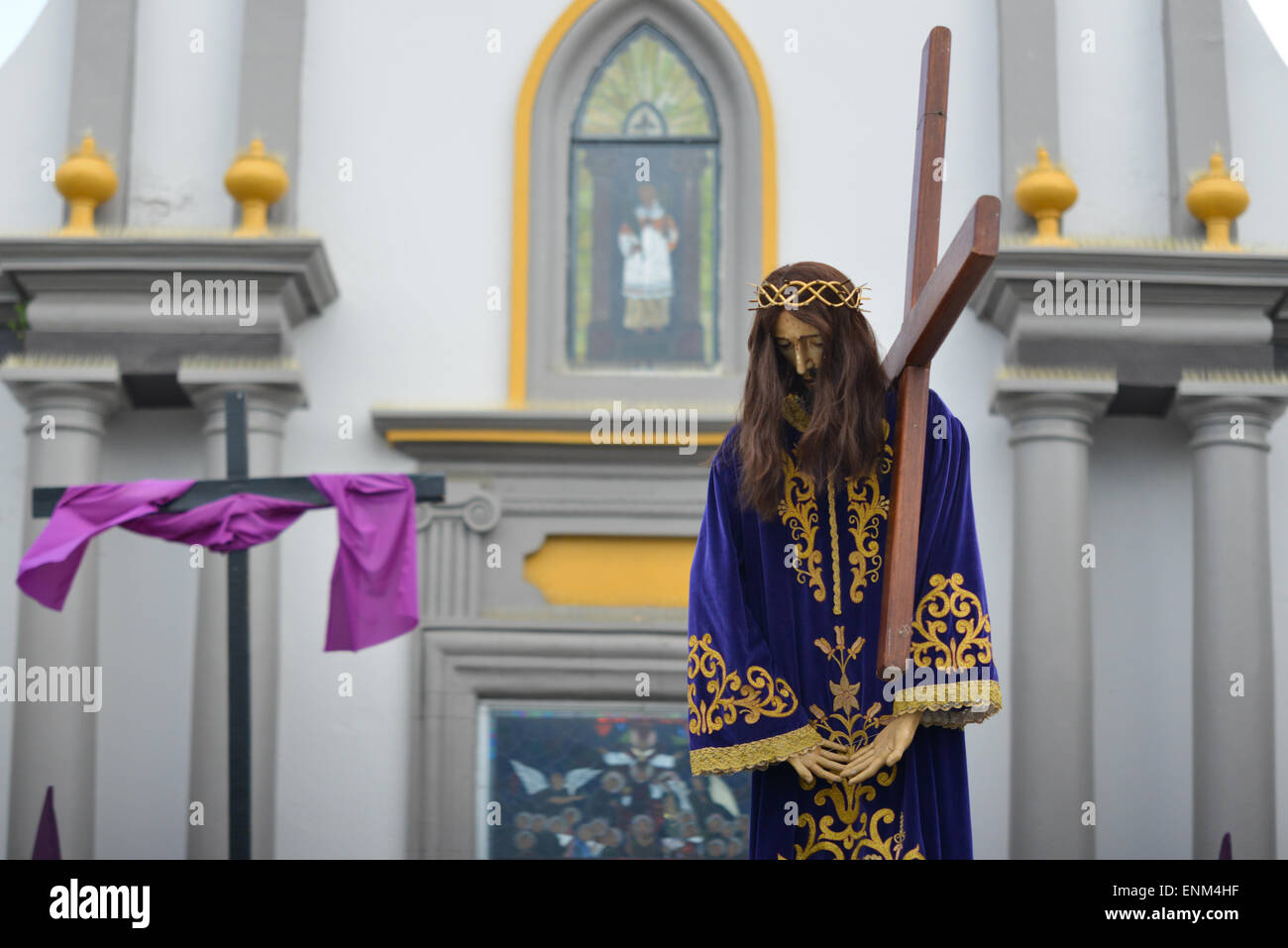 Statue of Jesus for Good Friday Juana Diaz, Puerto Rico. US territory
