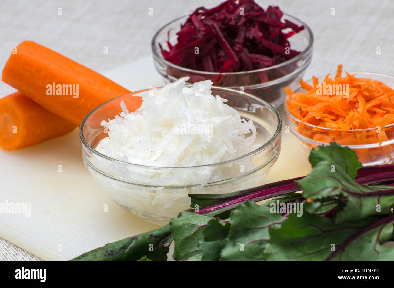 Fresh and healthy beetroot, carrots, and white turnip Stock Photo Alamy
