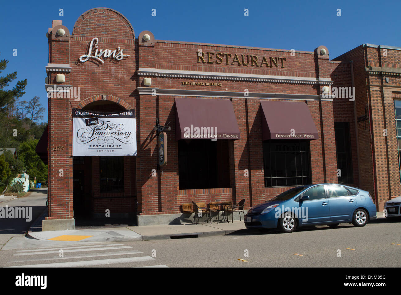 Linns Restaurant At 2277 Main Street Cambria California Usa Famous ENM85G 