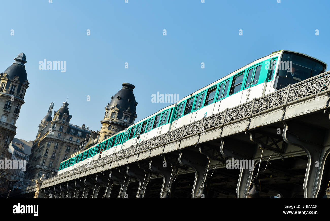 Urban Life-Paris Metro Stock Photo