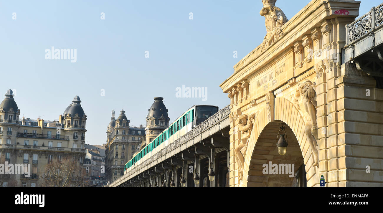 Urban Life-Paris Metro Stock Photo