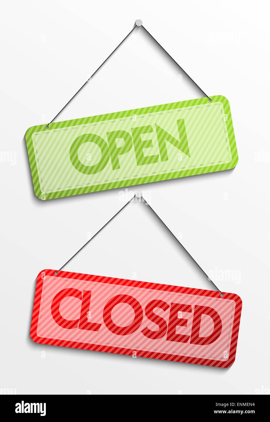 Open and closed tag Stock Vector Image & Art - Alamy