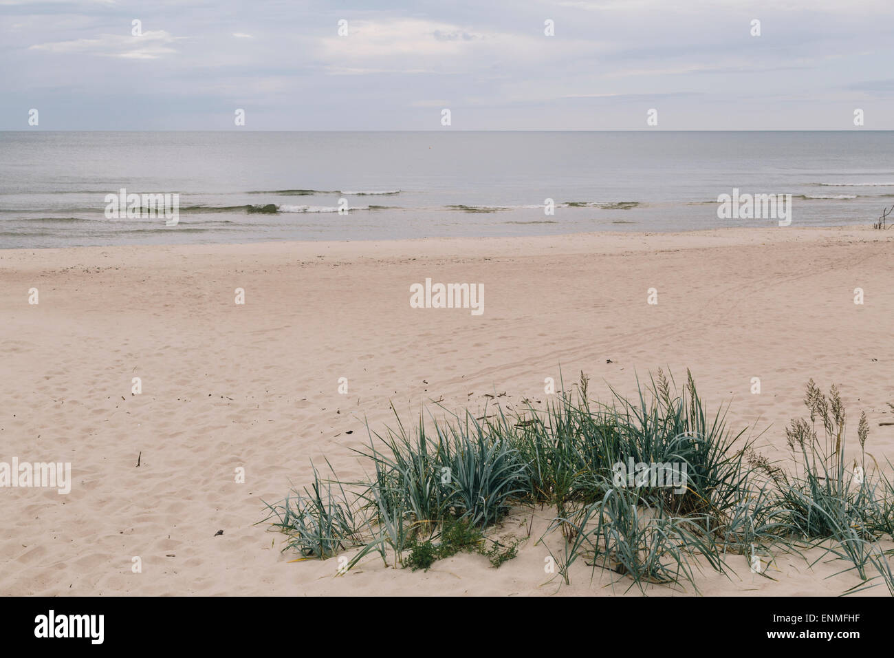 Bernati beach, Bernati Nature Park, Nica County, Kurzeme coast, Baltic Sea, Latvia Stock Photo