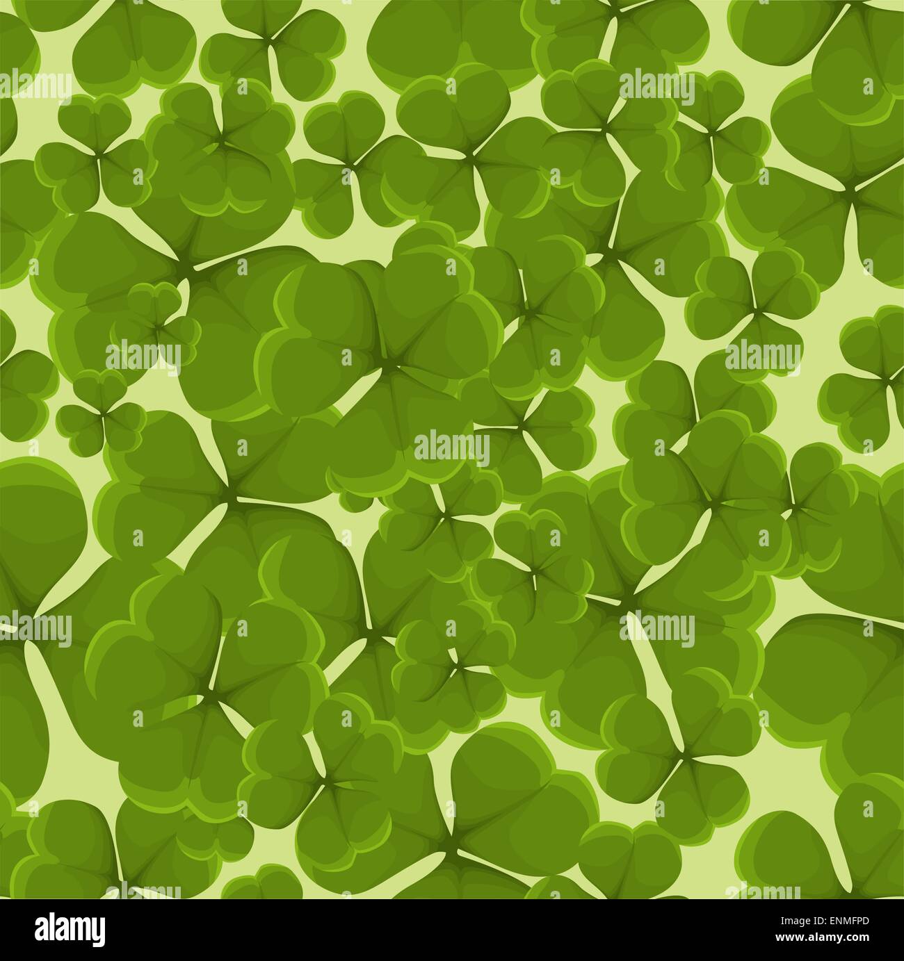 Seamless clover background Stock Vector