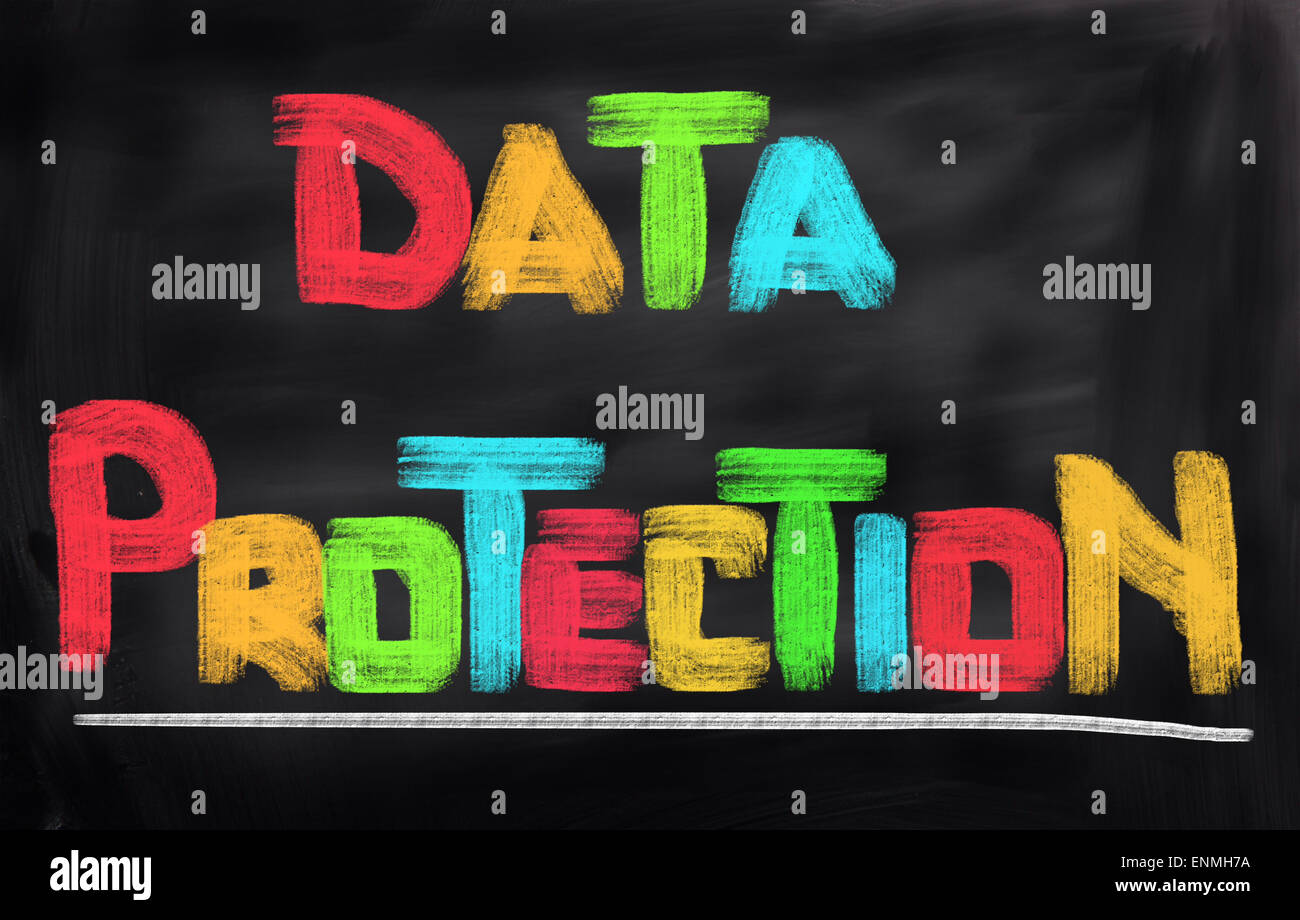 Data Protection Concept Stock Photo
