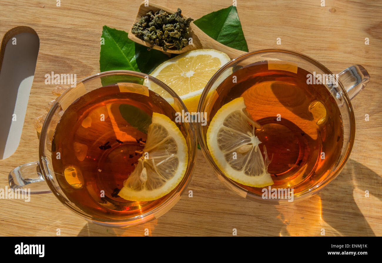 fresh tea Stock Photo