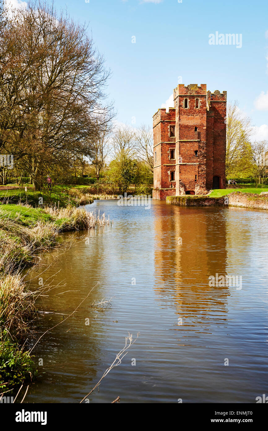 View of Kirby Muxloe Castle, Leicestershire Stock Photo Alamy