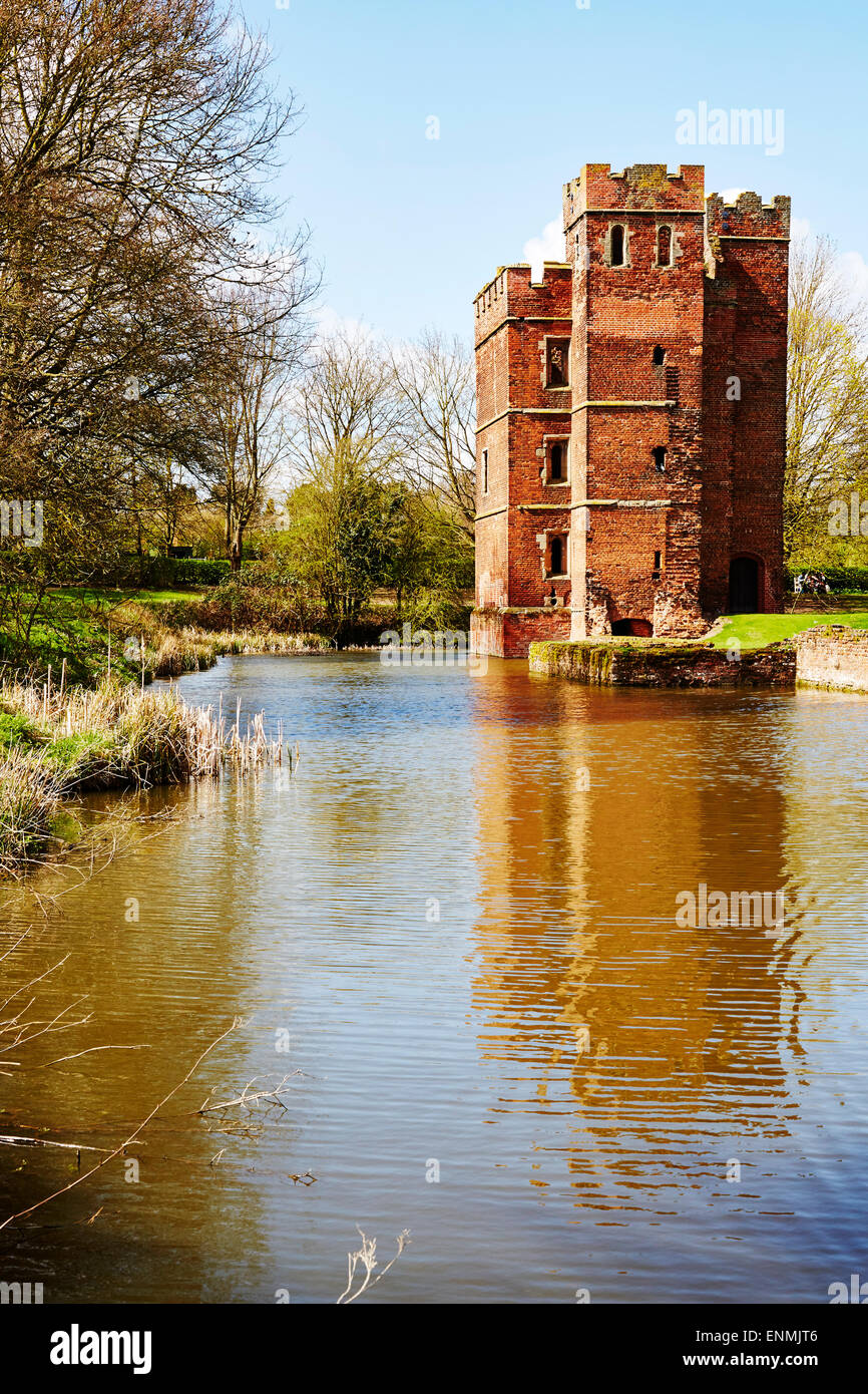 View of Kirby Muxloe Castle, Leicestershire Stock Photo Alamy