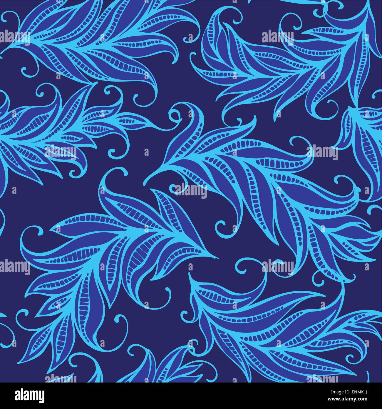 Seamless pattern with amazing feathers. Vector illustration EPS10 Stock ...