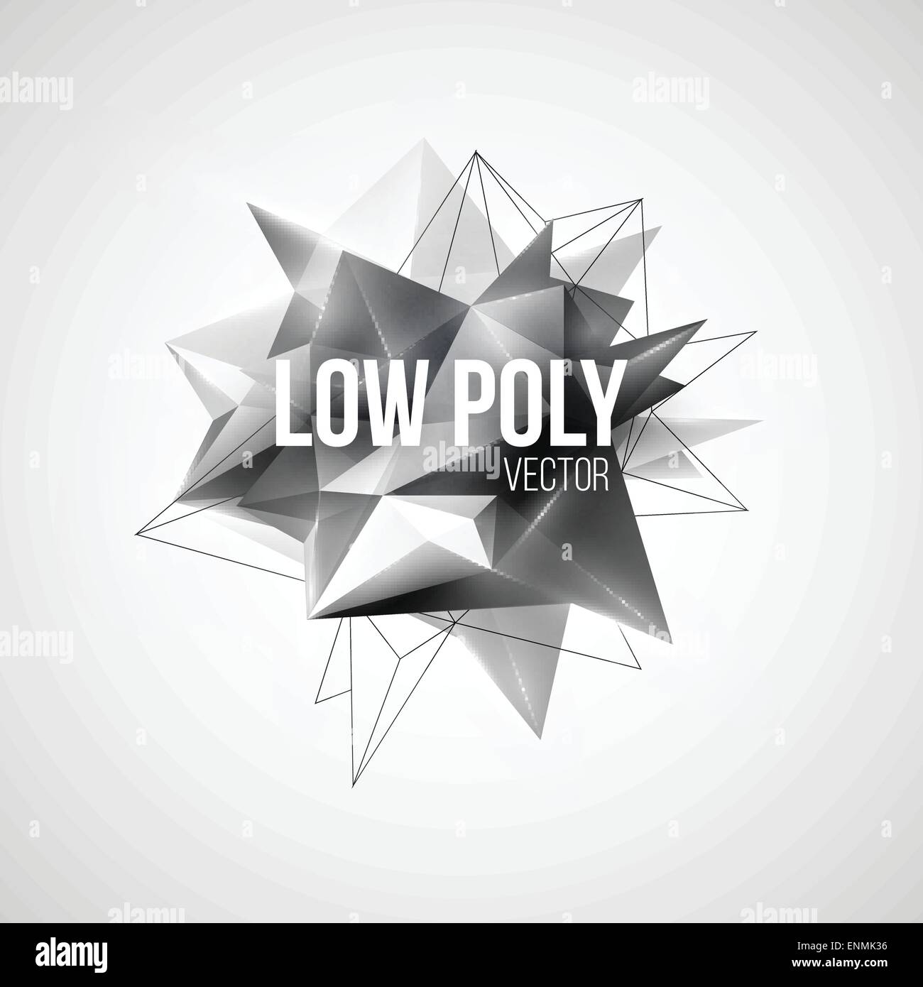 Low poly triangular background. Design element. Vector illustration EPS ...