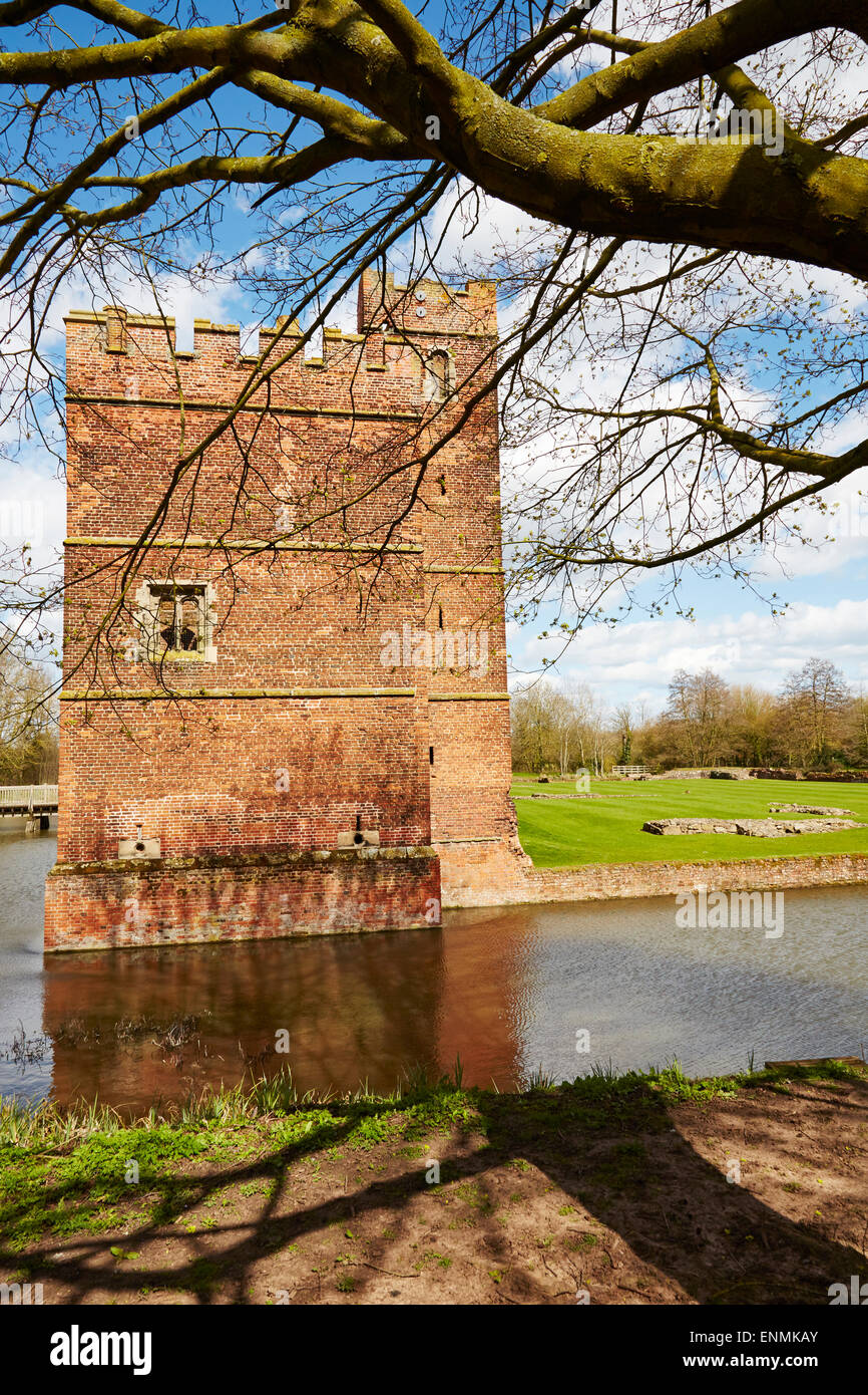 View of Kirby Muxloe Castle, Leicestershire Stock Photo Alamy