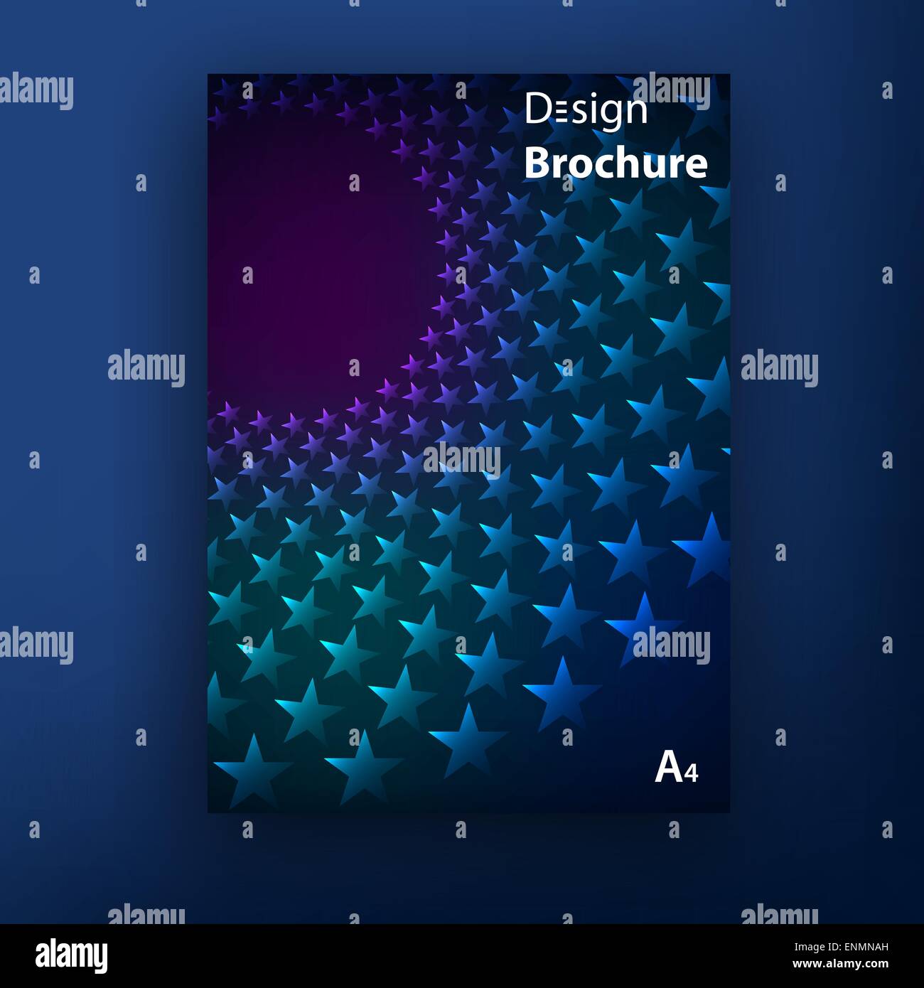 Vector brochure / booklet cover design templates collection A4 Stock