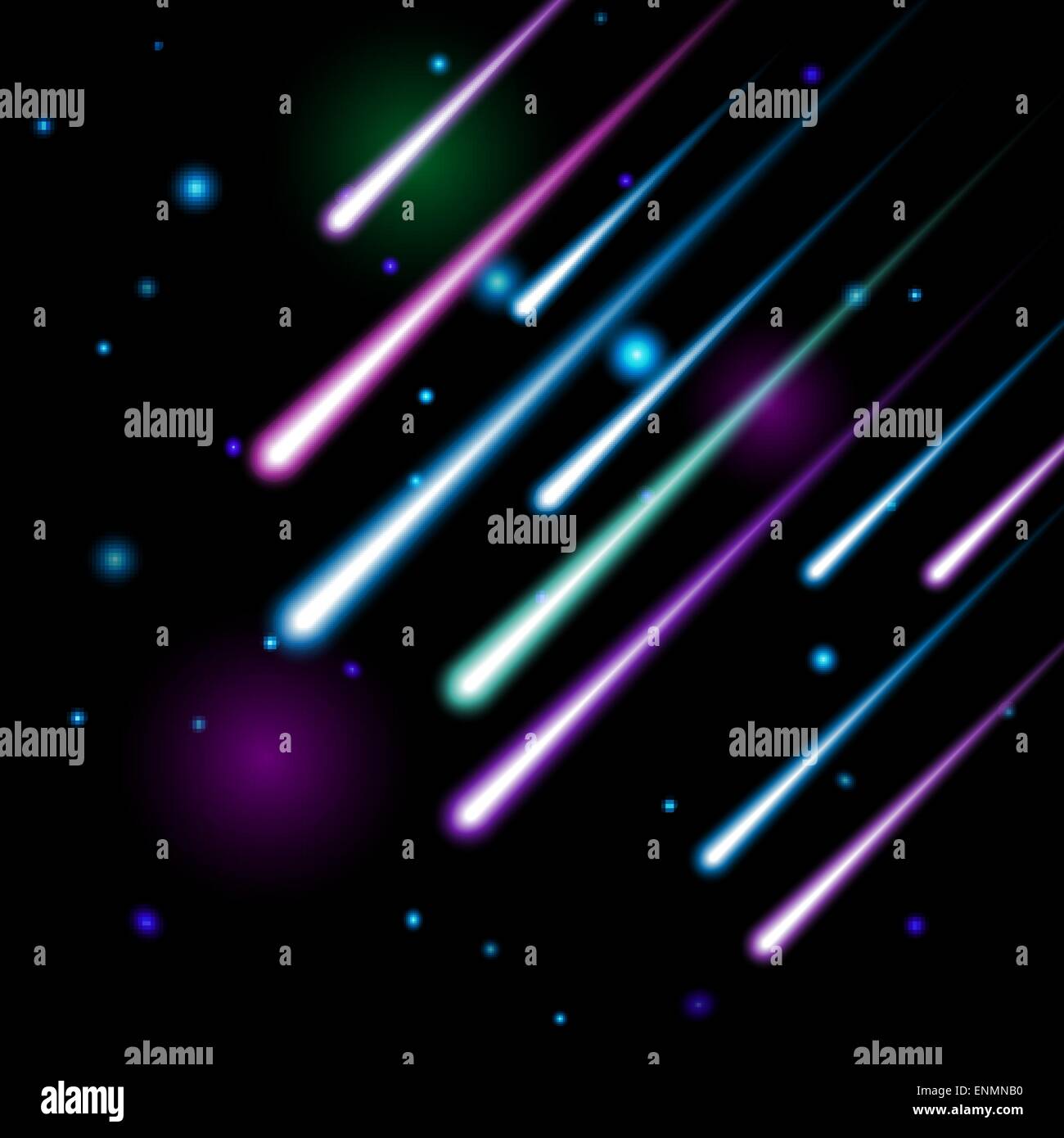 Vector meteor shower eps10 illustration Stock Vector Image & Art Alamy