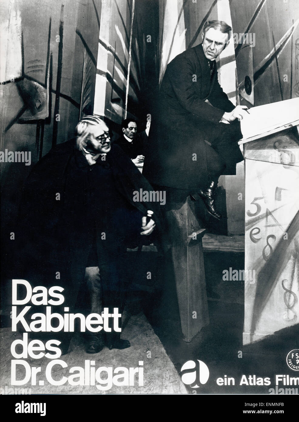 Das Cabinet des Dr. Caligari, Deutschland 1919, Regie: Robert Wiene, Darsteller: Werner Krauss Stock Photo