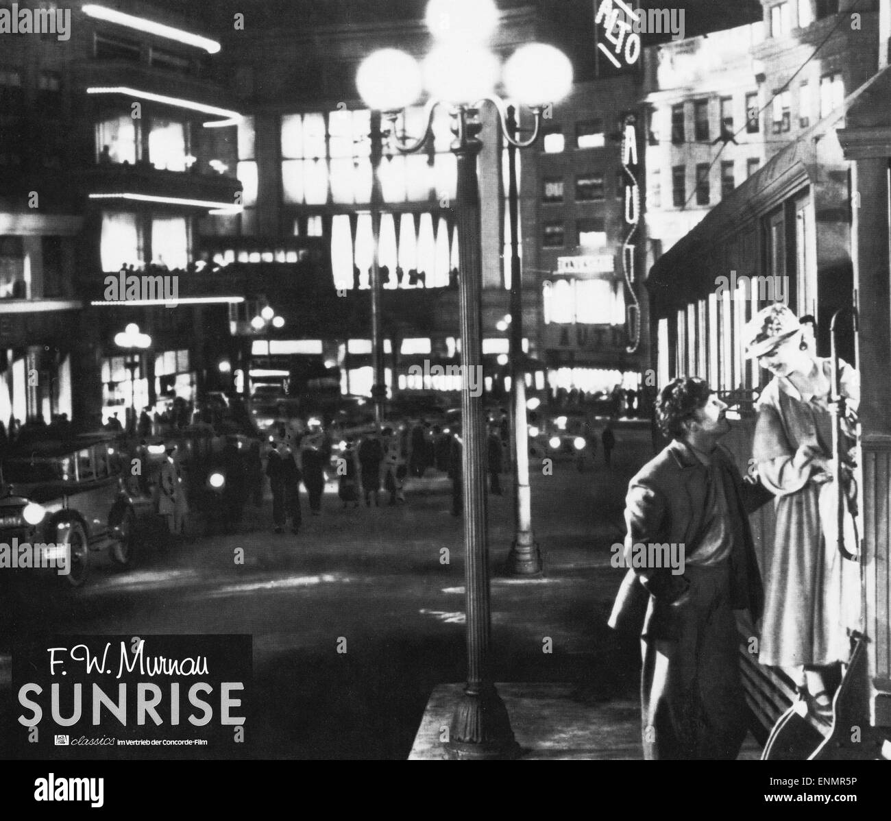Sunrise: A Song of Two Humans, USA 1927, aka: Sonnenaufgang, Regie: Friedrich Wilhelm Murnau, Darsteller: George O'Brien, Janet  Stock Photo
