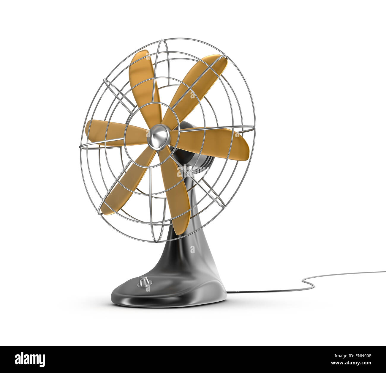 Old style electric fan Stock Photo