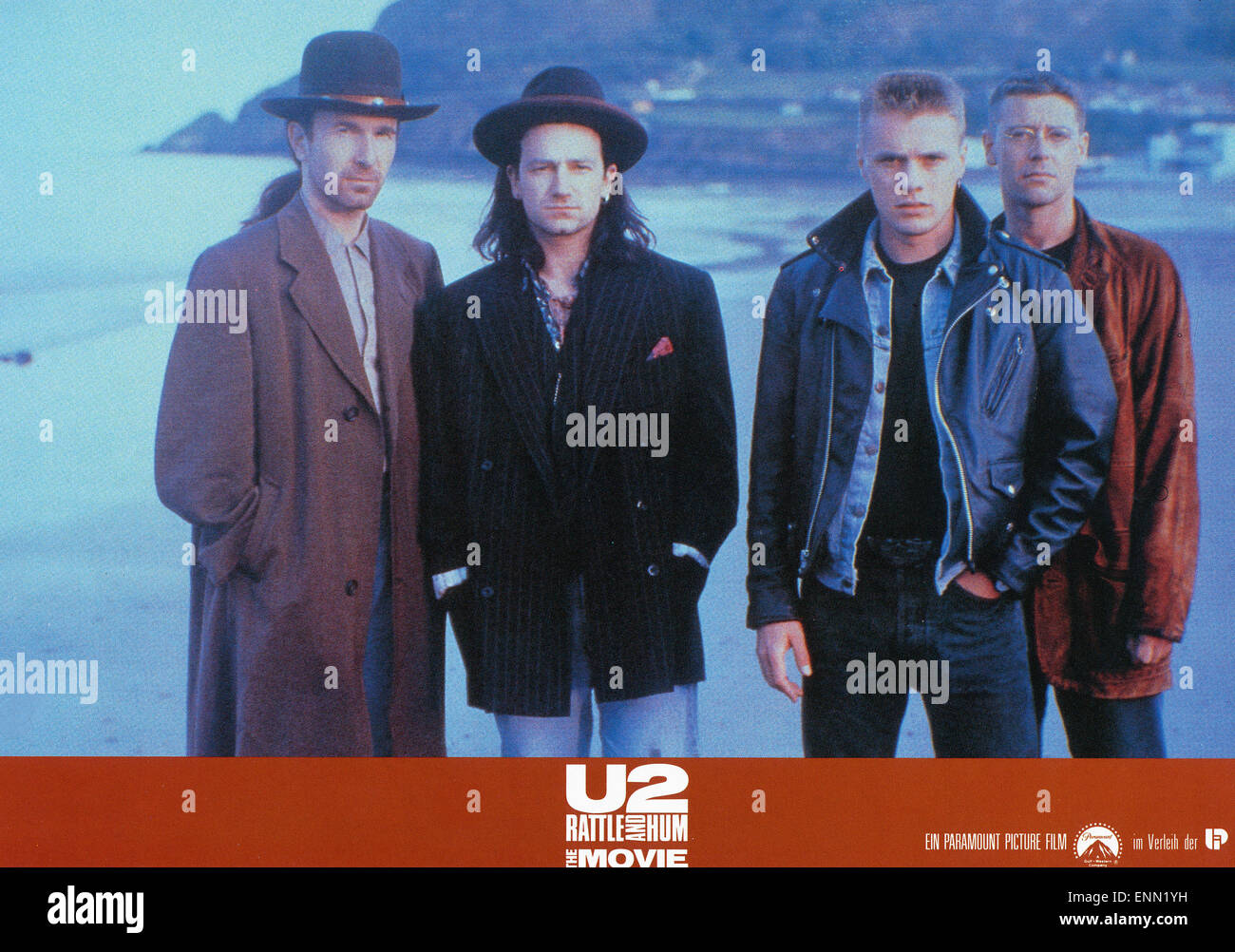 U2 Rattle and Hum, USA 1988, Regie: Phil Joanou, Darsteller: Band U2, (Bono Vox / Paul David Hewson /, The Edge / David Howell E Stock Photo
