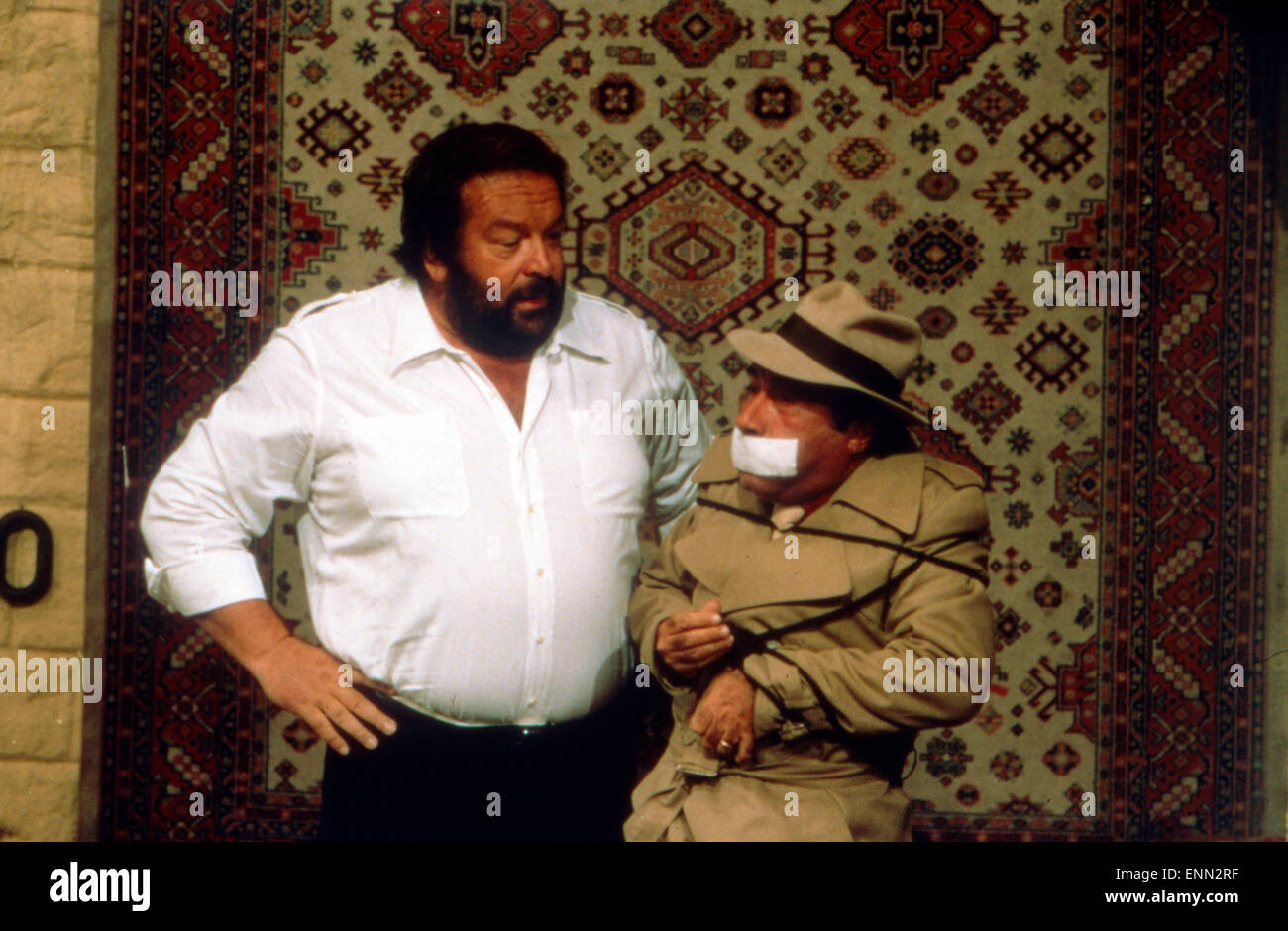 Plattfuß am Nil, Italien 1980, aka: Piedone D'Egitto, Regie: Steno, Darsteller: Bud Spencer, Enzo Cannavale Stock Photo