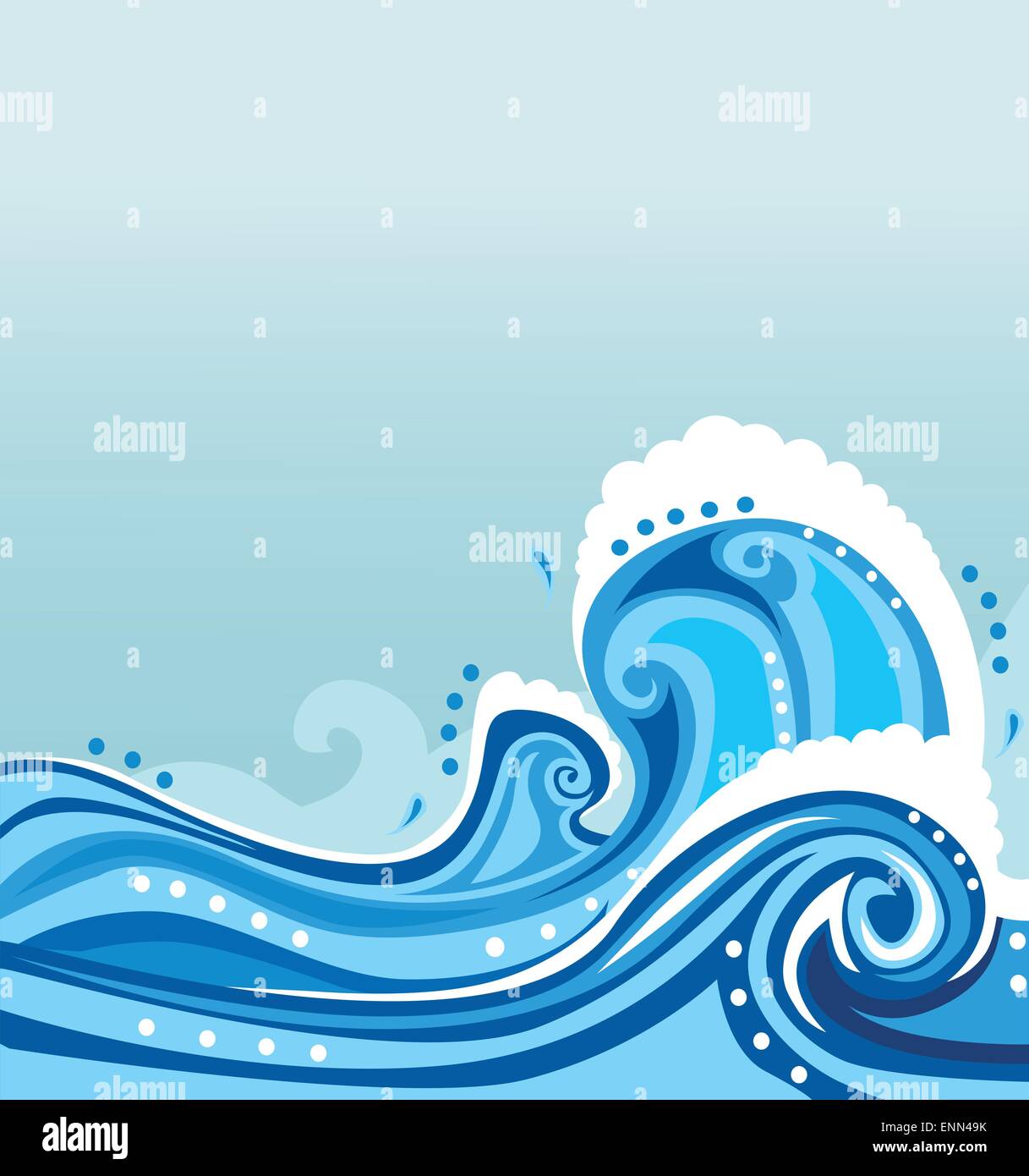 Vector wave illustration Stock Vector Image & Art - Alamy