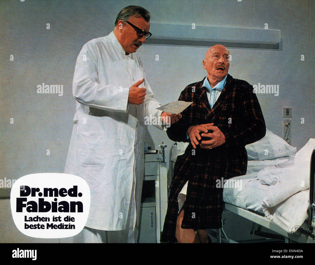 Dr. med. Fabian - Lachen ist die beste Medizin, Deutschland 1969, Regie: Harald Reinl, Darsteller: Hubert von Meyerinck, Marin H Stock Photo