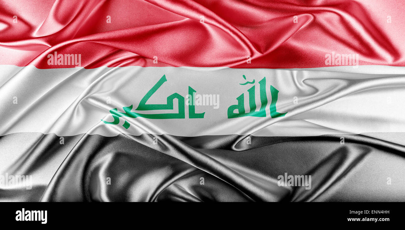 Iraq Flag Stock Photo