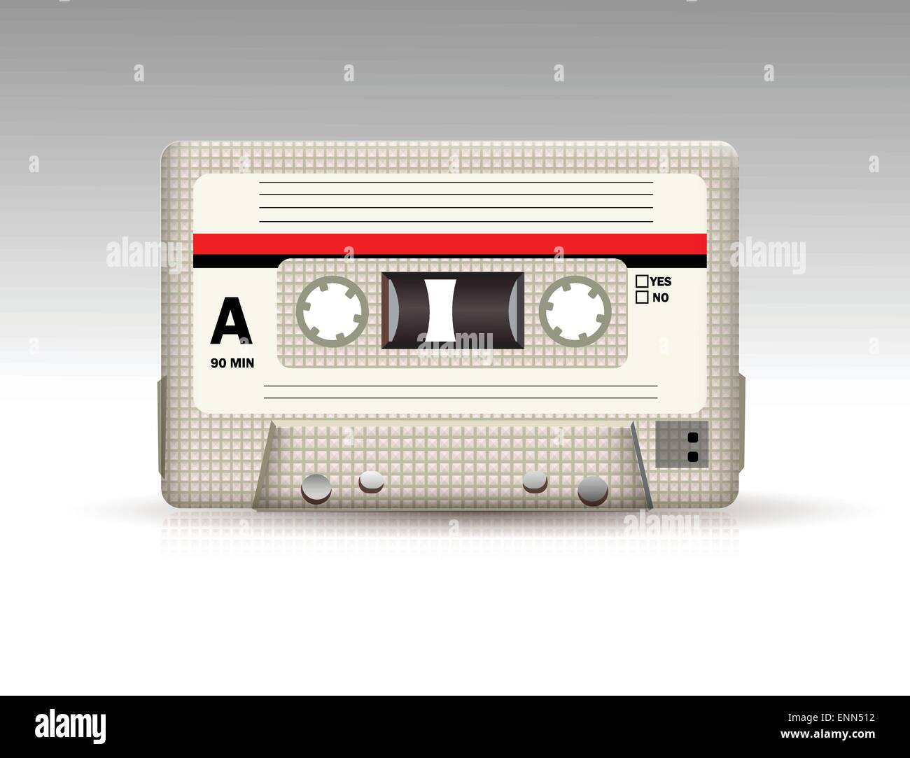 Audio cassette Stock Vector