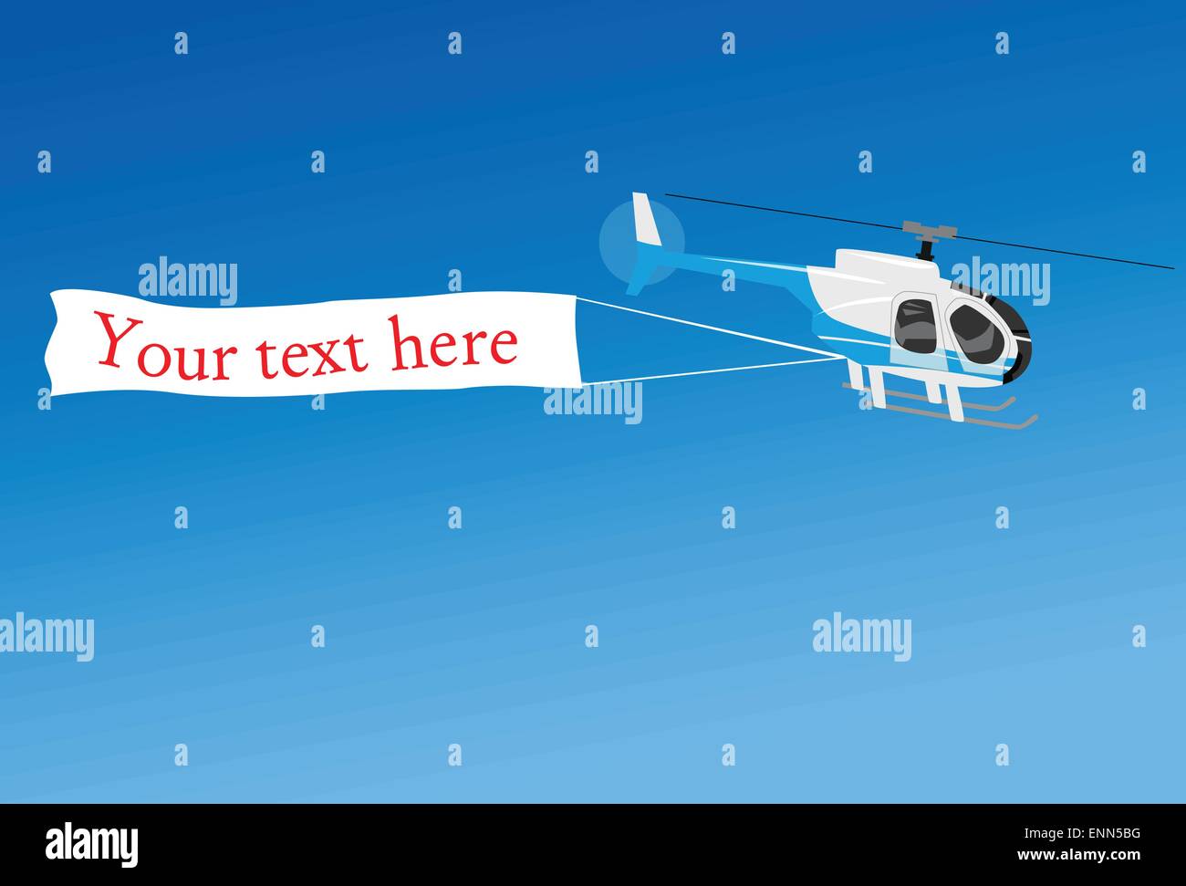 Aerial advertising helicopter advertisement hires stock photography
