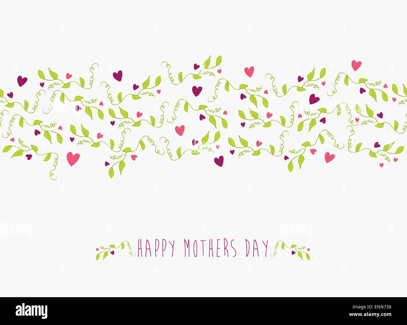 Cute Happy Mothers day seamless pattern Stock Vector Image & Art - Alamy