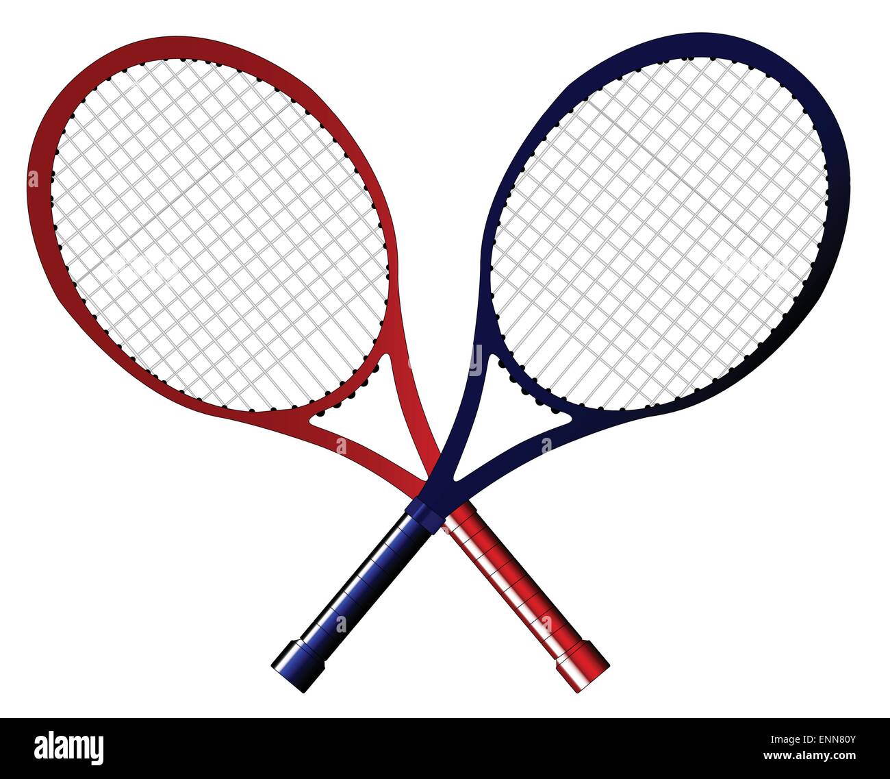 Crossed rackets hi-res stock photography and images - Alamy