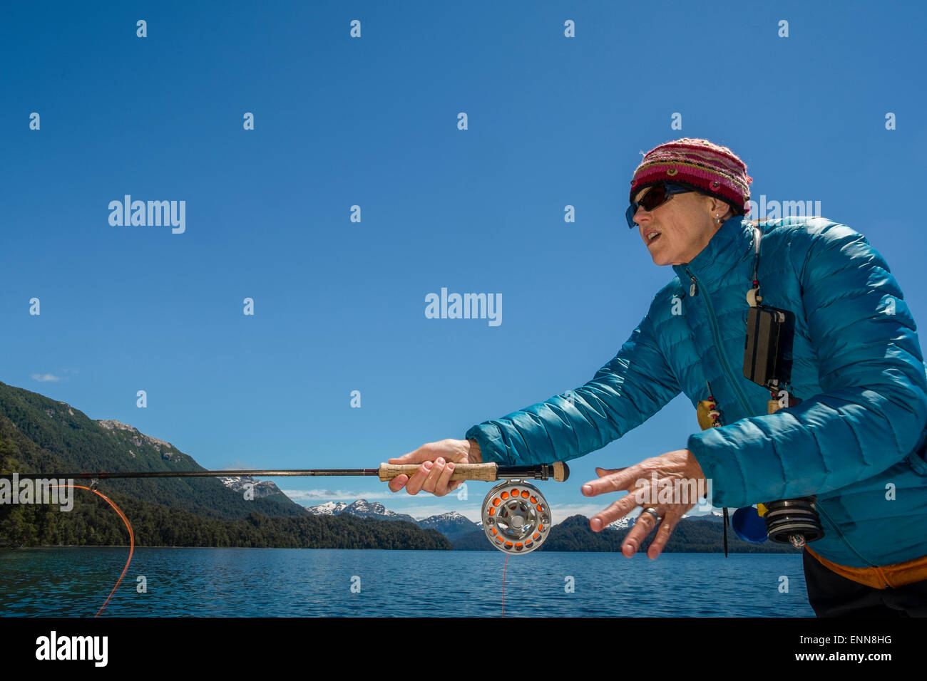Fly Fishing Patagonia, Argentina Stock Photo Alamy