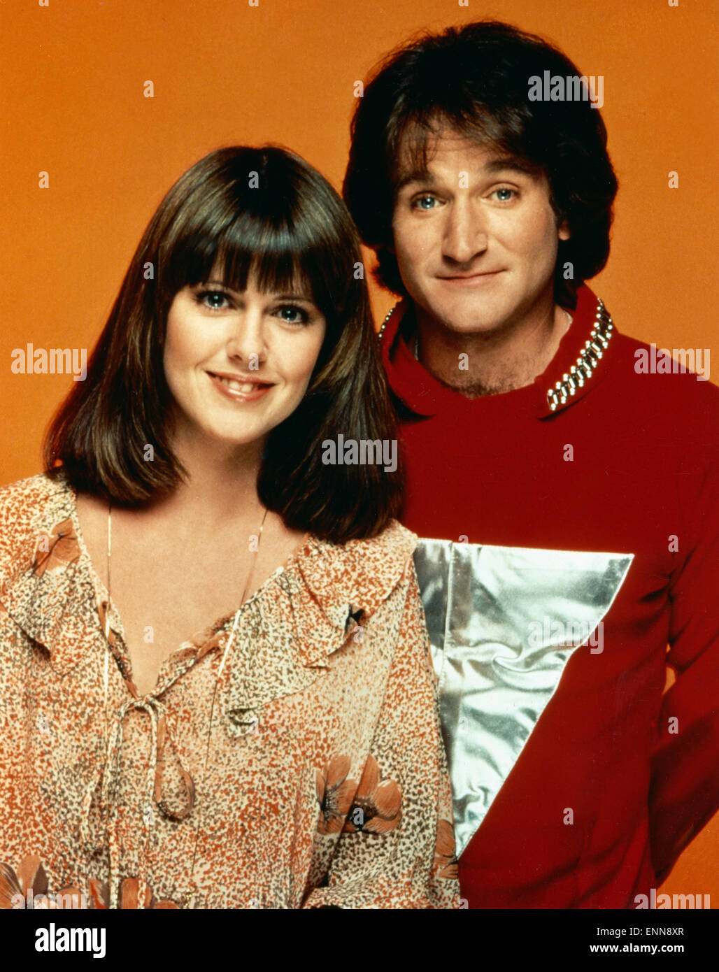 Mork & Mindy, USA 1978 - 1982, TV-Serie, aka: Mork vom Ork, Darsteller: Robin Williams, Pam Dawber Stock Photo