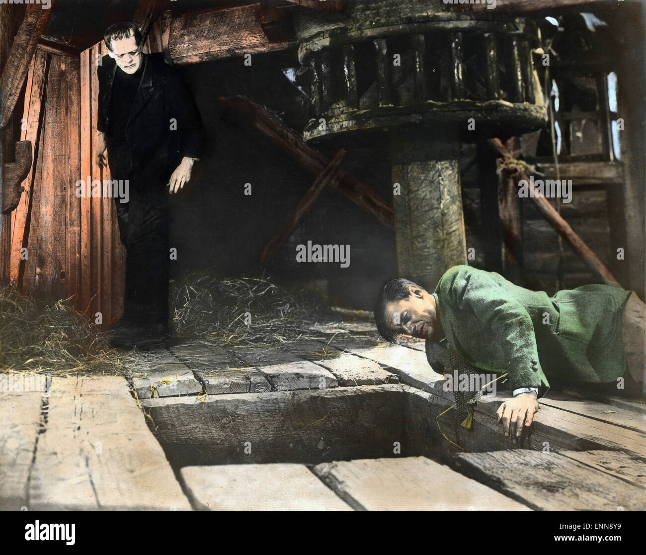 Frankenstein, USA 1931, Regie: James Whale, Darsteller: Boris Karloff ...