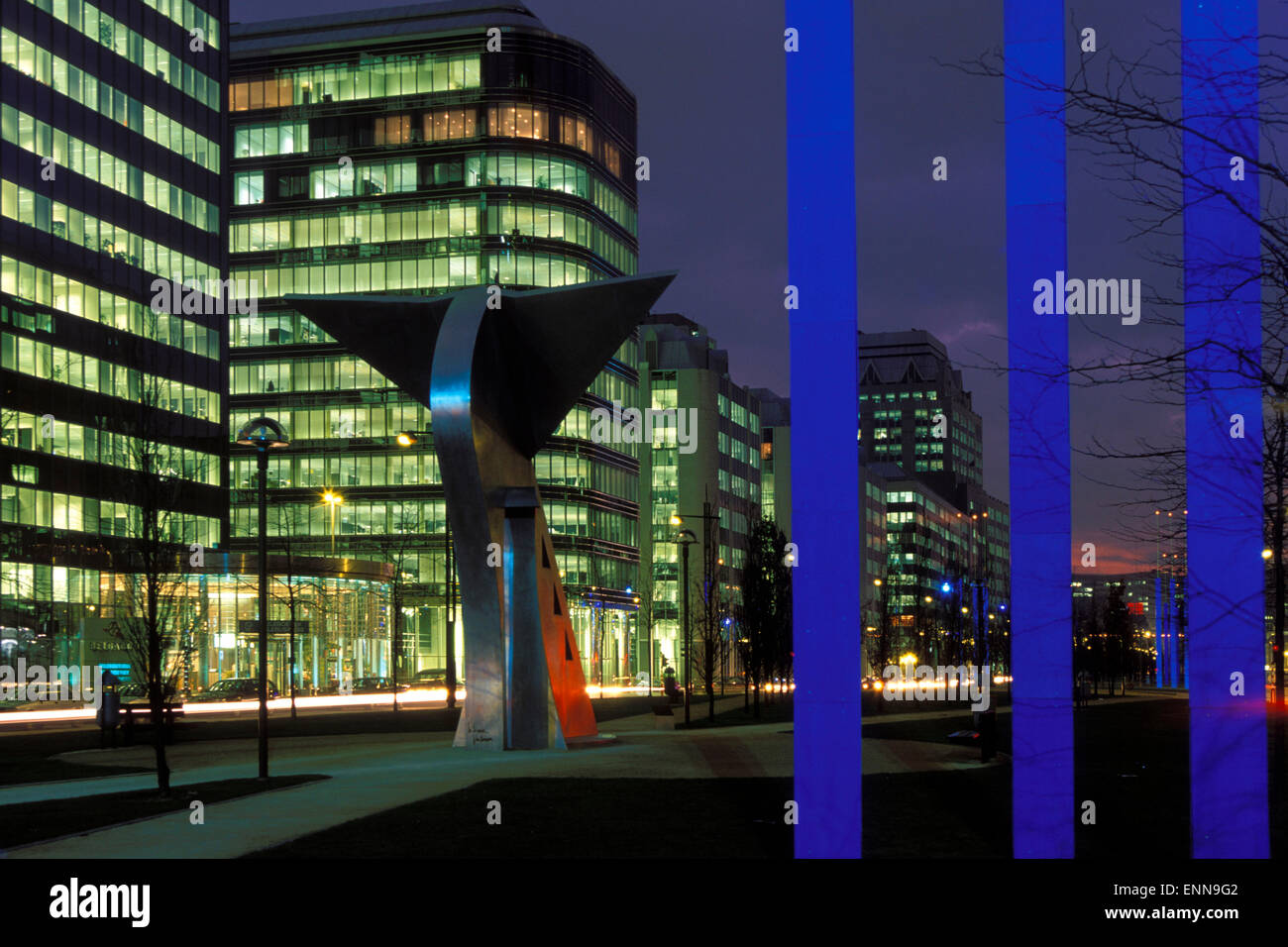 Europe, Belgium, Brussels, companies and government buildings at the Boulevard du Roi Albert Europe, Belgium, Brussels, companies and government buildings at the Boulevard du Roi Albert