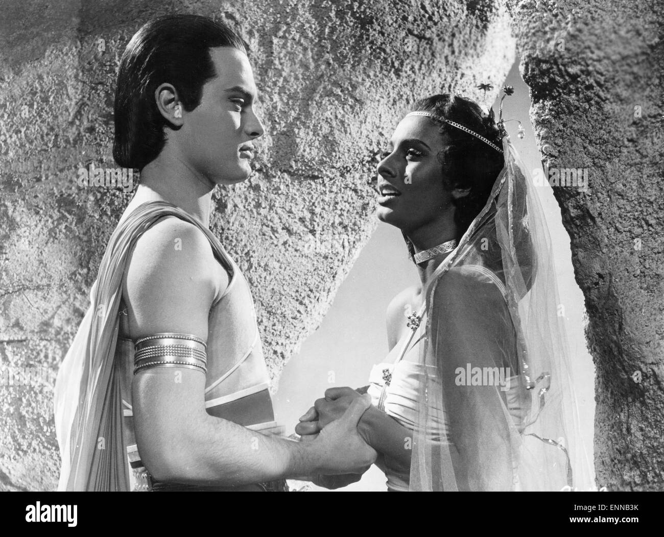 Aida, Italien 1954, Regie: Clemente Fracassi, Darsteller: Sophia Loren, Luciano Della Marra Stock Photo