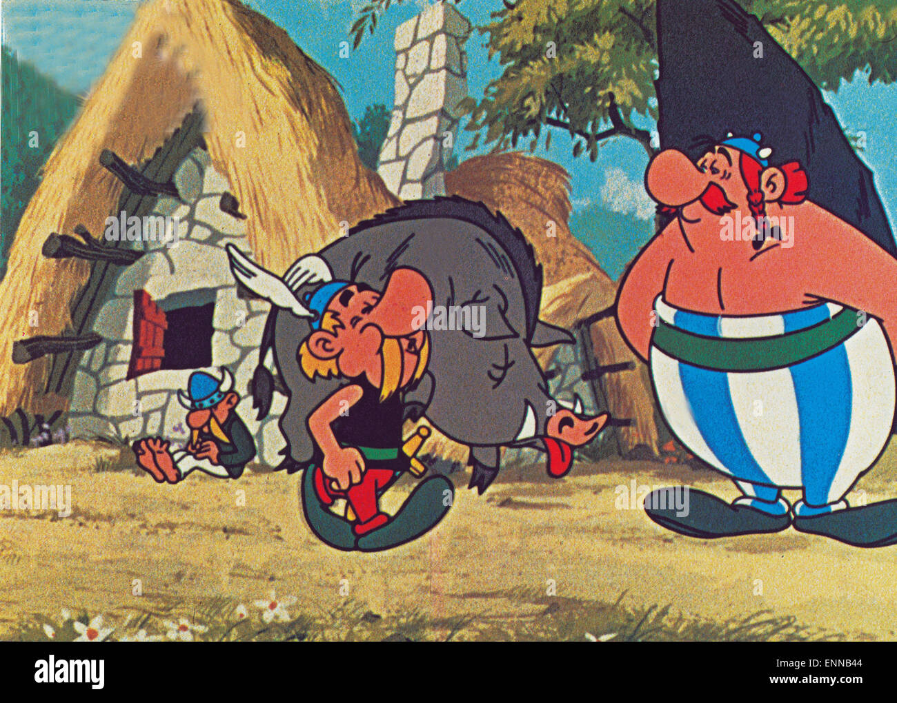 Asterix le Gaulois, Frankreich 1967, Asterix der Gallier, Regie: Ray Goossens, Asterix, Obelix Stock Photo