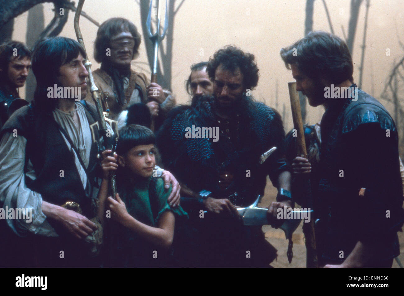 Krull, USA/Großbritannien 1983, Regie: Peter Yates, Darsteller: David Battley, Bernard Bresslan, Alun Armstrong, Ken Marshall Stock Photo