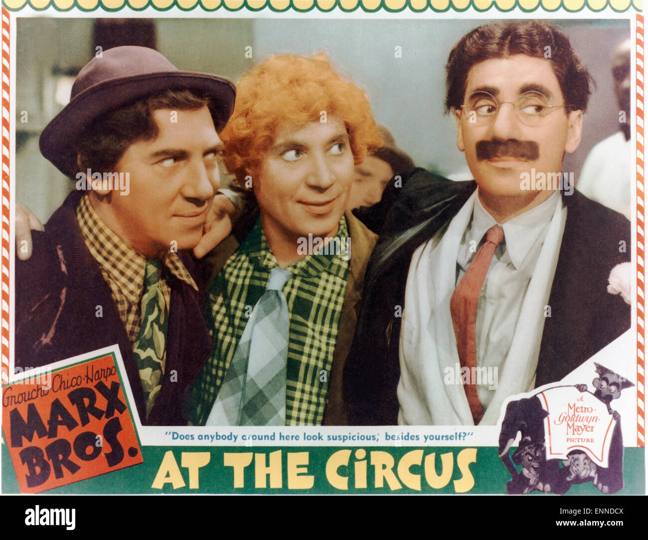 At the Circus, USA 1939, aka: Die Marx Brothers im Zirkus, Regie: Edward Buzzell, Darsteller: Harpo, Chico, Groucho Marx Stock Photo
