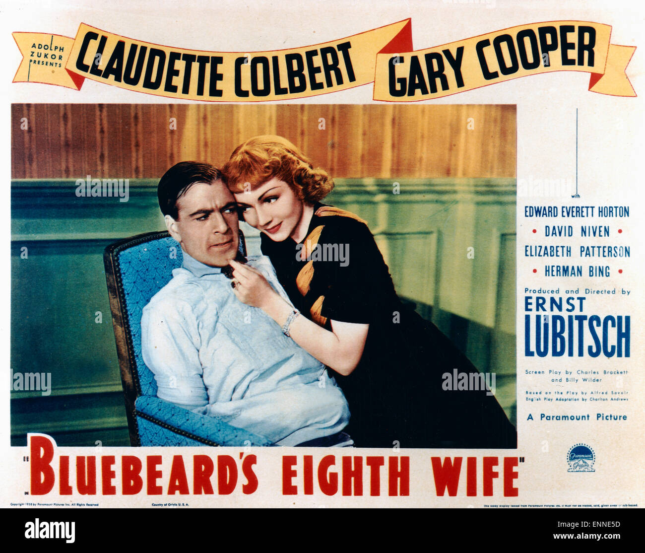 Bluebeard's Eighth Wife, USA 1938, aka: Blaubarts achte Frau, Regie ...