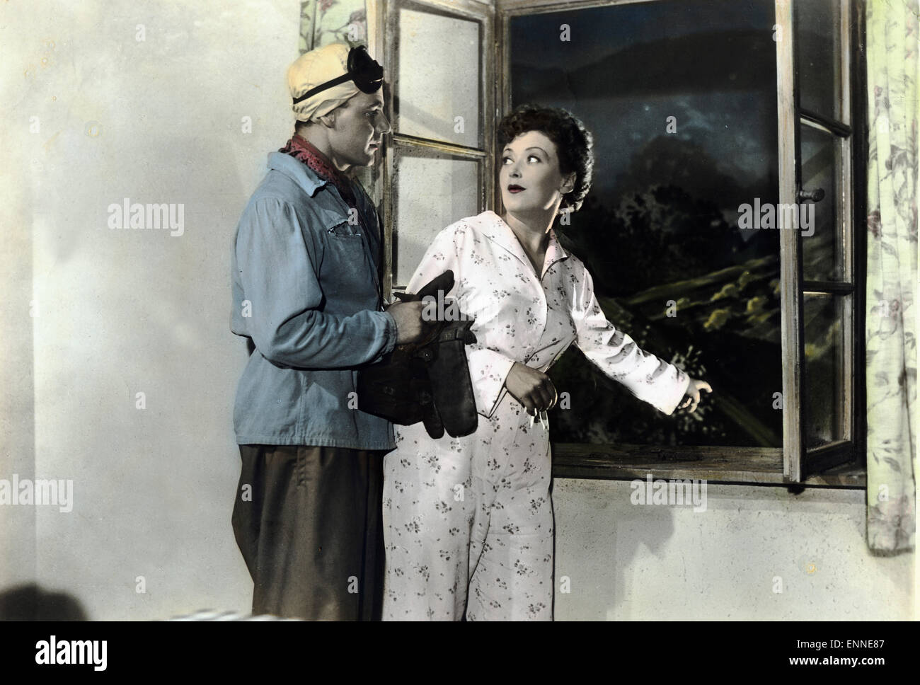 Ehestreik, Deutschland 1953, Regie: Joe Stöckel, Darsteller: Erich Auer, Elise Aulinger Stock Photo