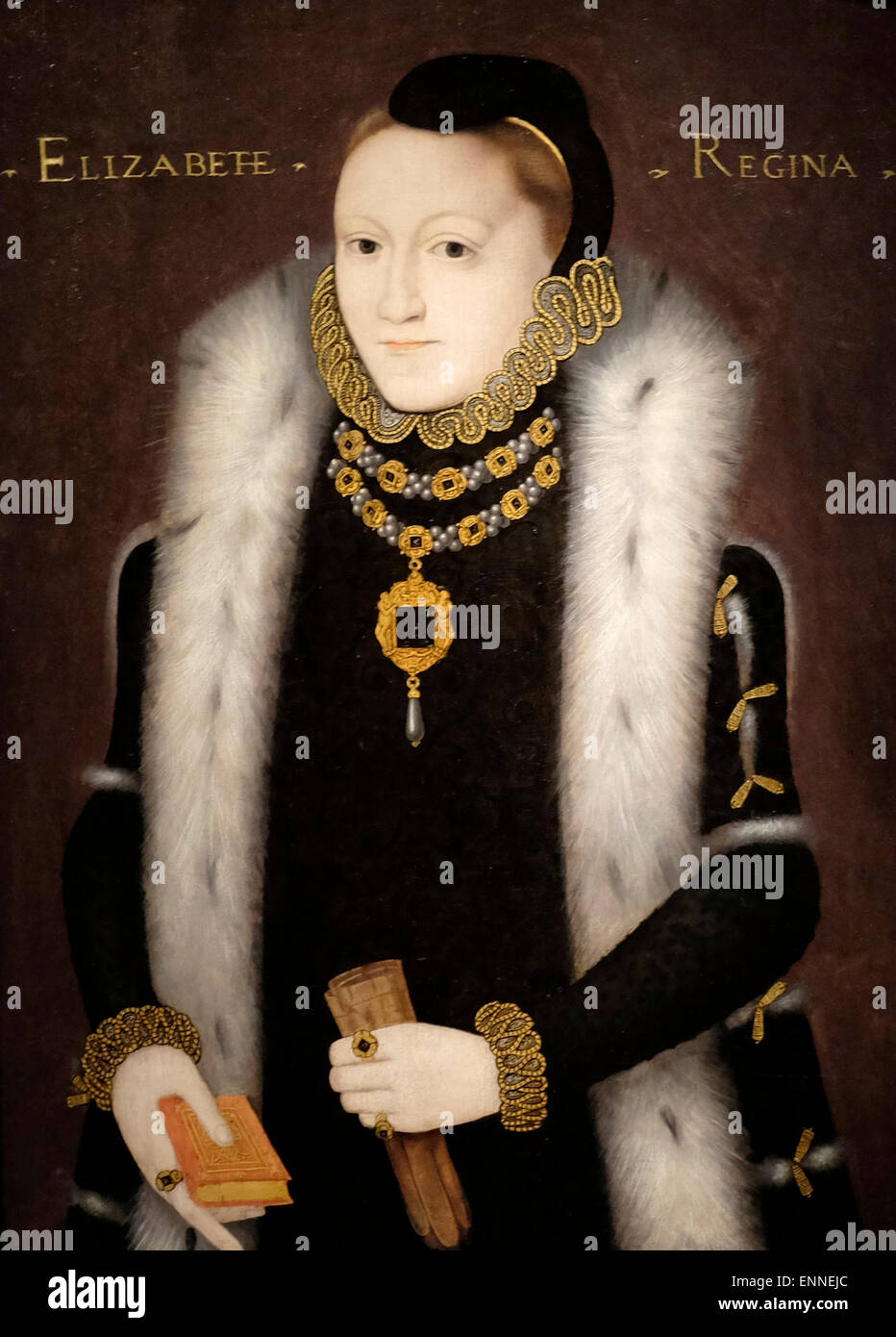 Elizabeth I, English Queen, circa 1558 Stock Photo