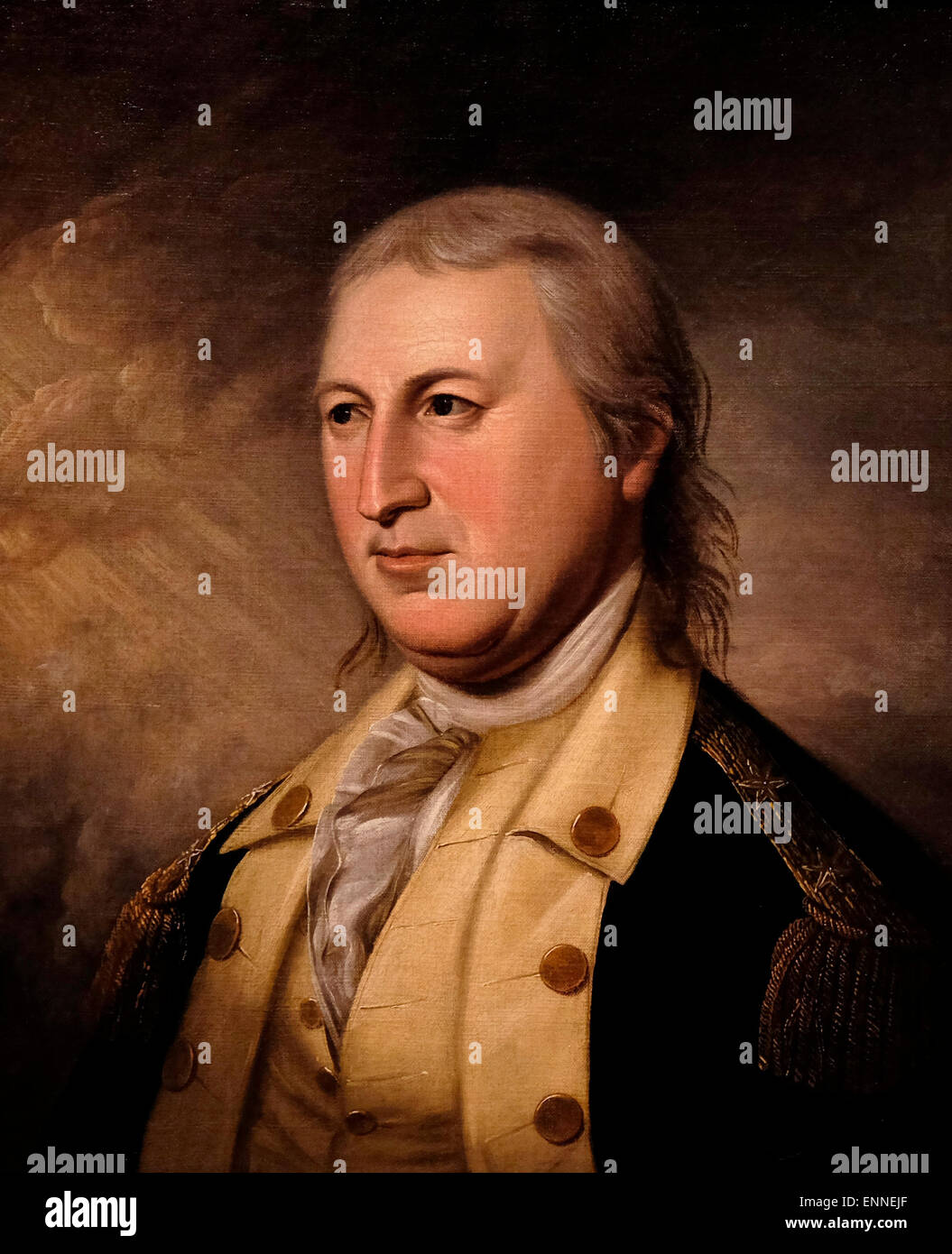 Horatio Gates - General USA Continental Army, circa 1782 Stock Photo