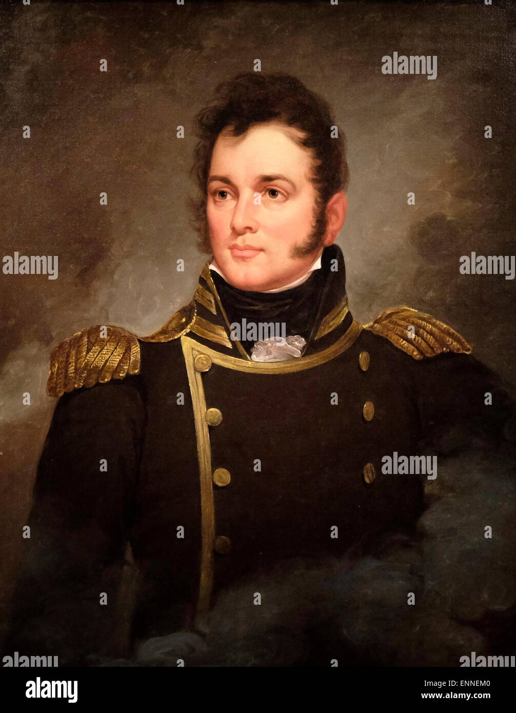 Oliver Hazard Perry, American Naval Commander, Hero of Lake Erie Stock Photo