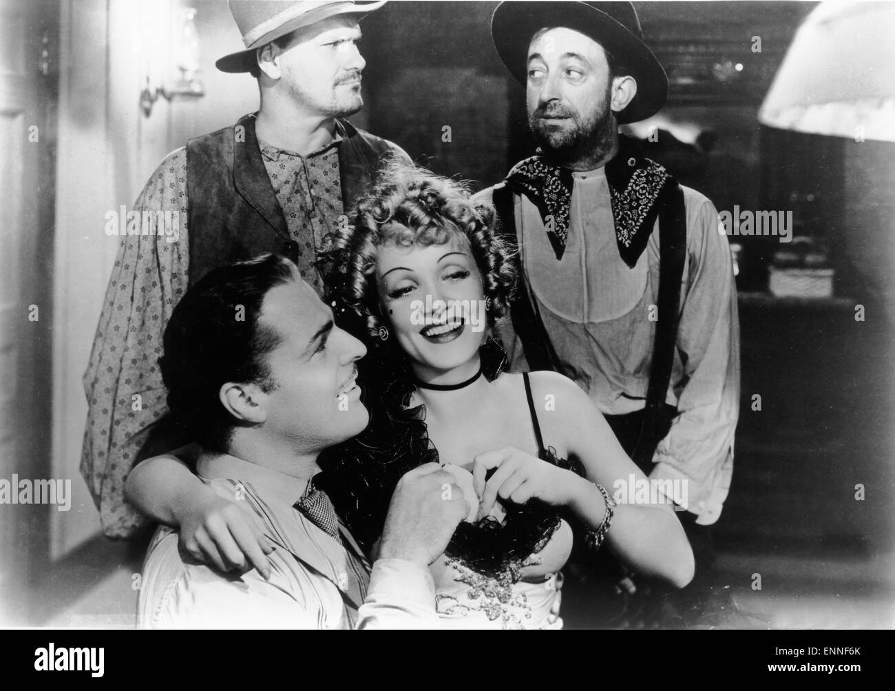 Destry Rides Again, USA 1939, aka: Der große Bluff, aka: Destry reitet wieder, Regie: George Marshall, Darsteller: Marlene Dietr Stock Photo