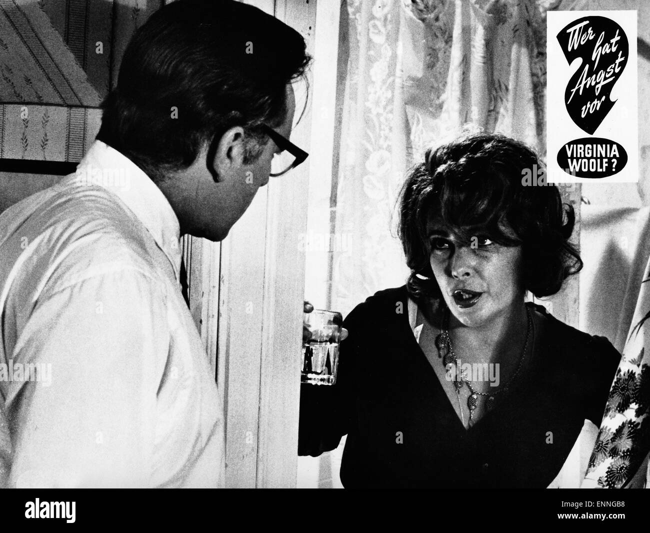 Who's Afraid of Virginia Woolf ?, USA 1966, aka: Wer hat Angst vor Virginia Woolf ?, Regie: Mike Nichols, Darsteller: Elizabteh  Stock Photo